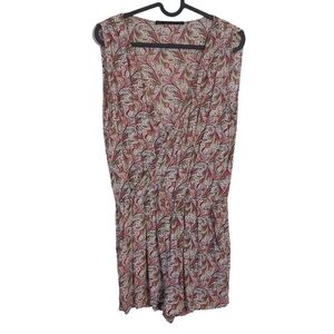 ZARA BASIC LADIES SHORT SLEEVE FLORAL ROMPER- S
